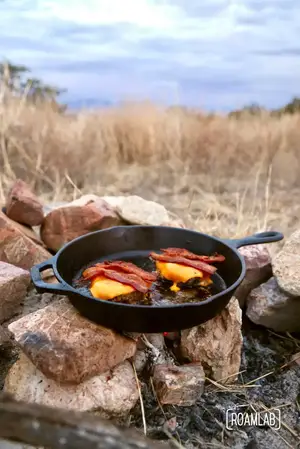 Cast Iron Skillet Bacon Cheeseburger Bomb Recipe - Adventures of a