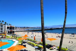 View form the Dream Inn of Santa Cruz.