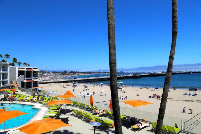 View form the Dream Inn of Santa Cruz.