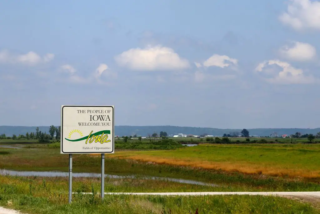 We feel quite welcome by the "people of Iowa."