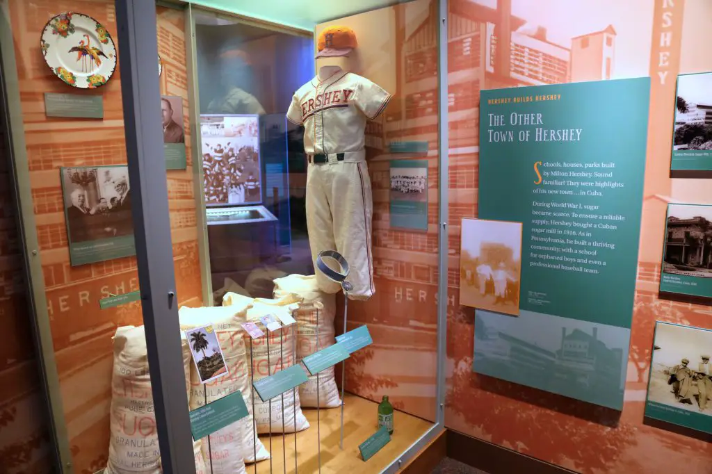 Team uniforms from Hershey's Cuban town