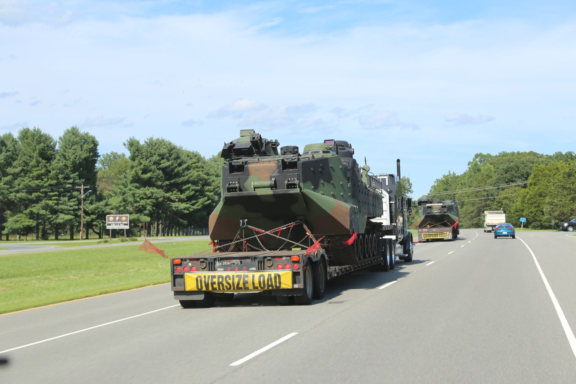 Tanks rolling into Washington DC