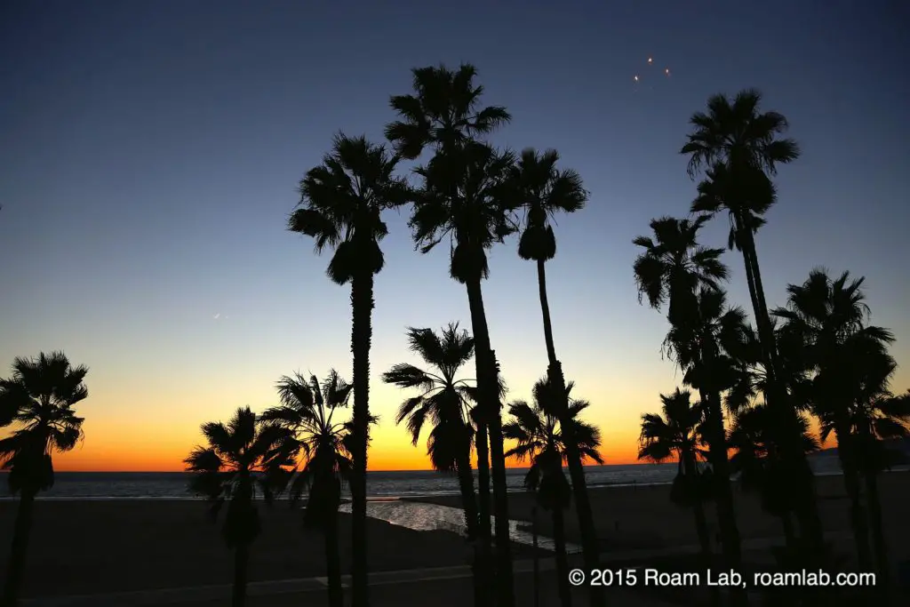 Sunset on Santa Monica