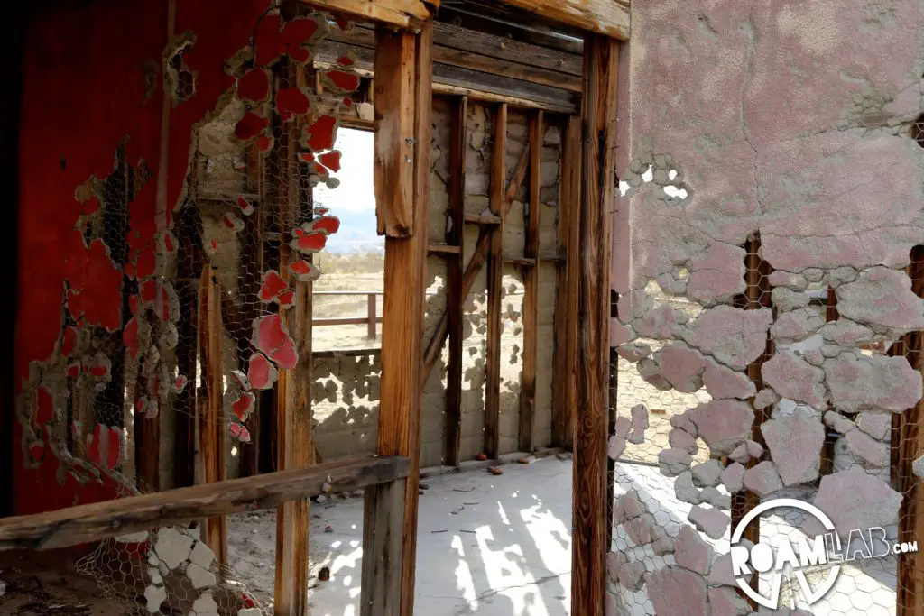Crumbling walls of the "Kabin"