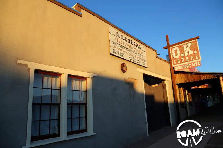 Showdown at the O.K. Corral in Tombstone, Arizona