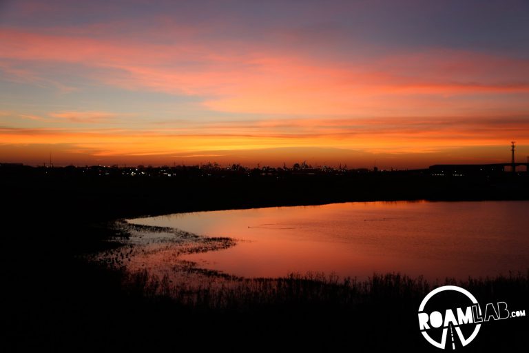 Sunset over Surfside Beach, Texas