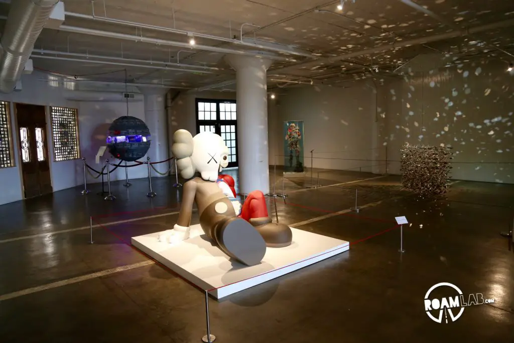 We gave our knees a break from crawling and to strolled through the art gallery on the 4th floor.