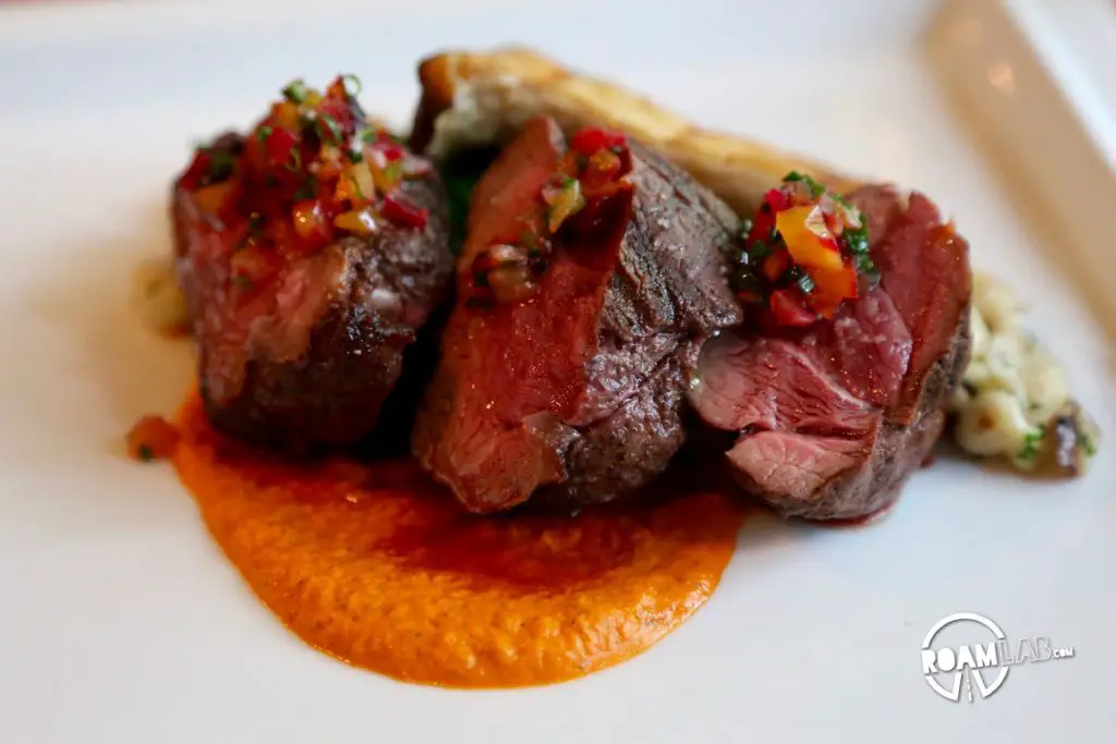 Sadly, some dishes were ruined by our wine fatigue. After days of tasting, we were so tired of wine that we were eating steak with beer.