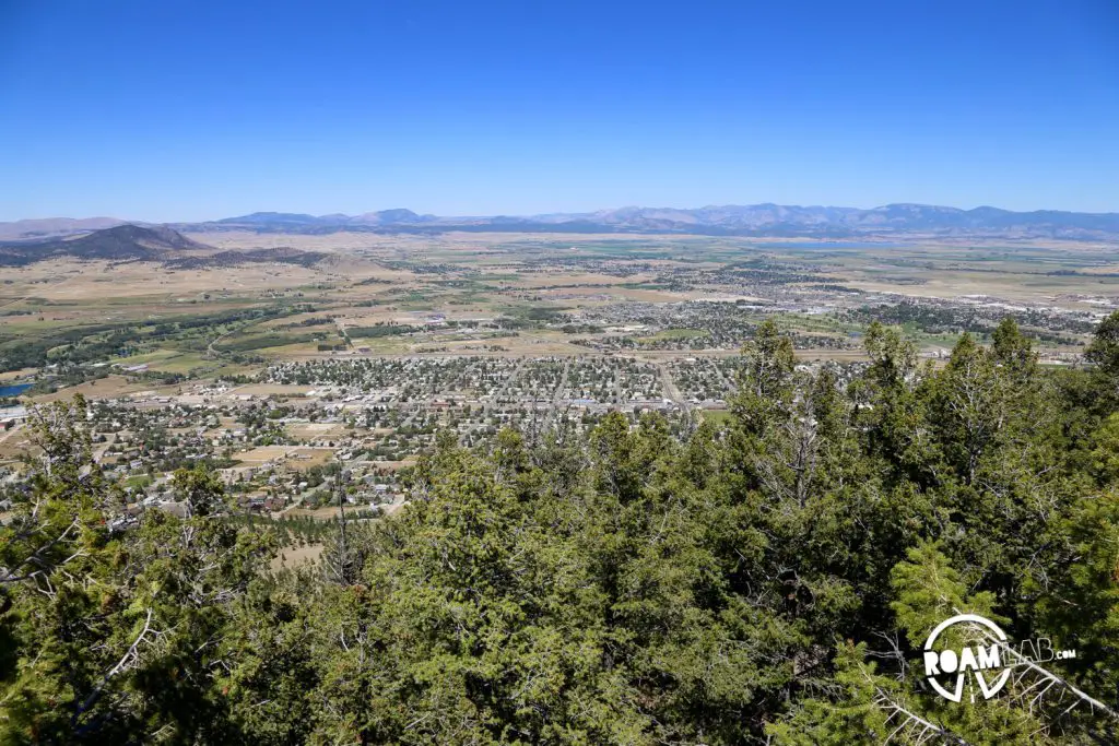 View from the peak of Mount Helena. It was incredibly vast.