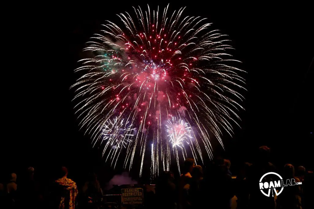 Fireworks over Poulsbo.