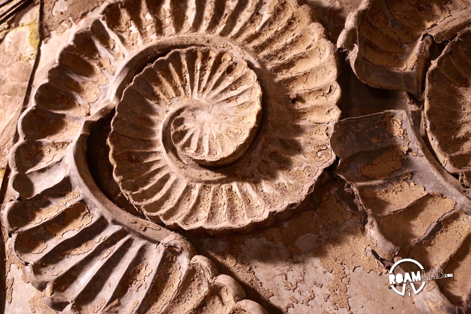 Decorative remnants on the Seattle Underground Tour