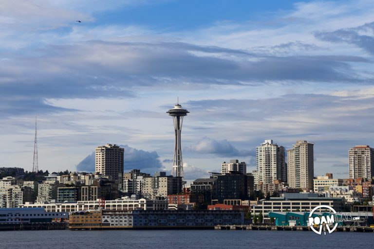 Here is my obligatory picture of the Space Needle. I was grateful to finally have a day that included blue skies.