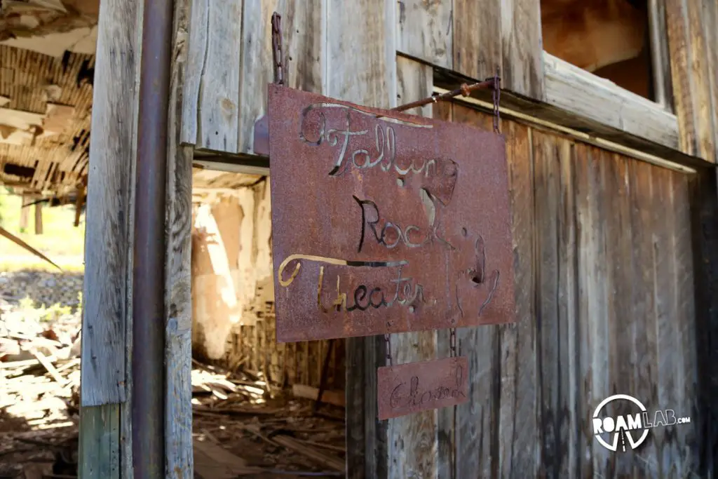 In case you hadn't heard, the Falling Rock Theater in Marysville, Montana is closed. I can't say when they plan to open again.
