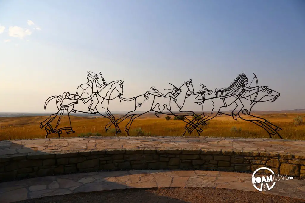 Memorial recognizing the tribal members who died both supporting Custer and defending their homeland.