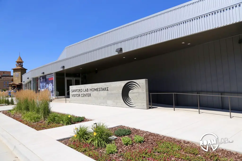 Entrance to the Sanford Lab Homestake Visitor Center