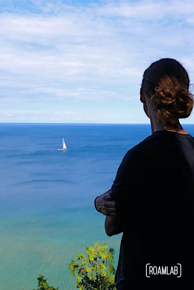 Vast, panoramic views of Lake Huron from Tranquil Bluff Trail