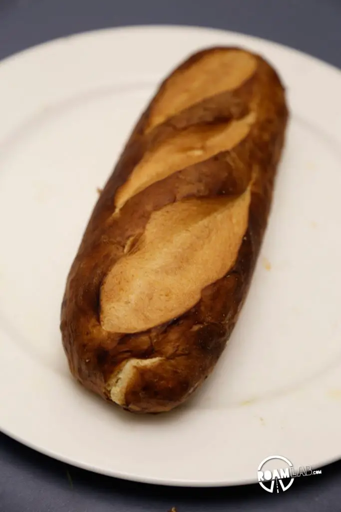 As soon as I came across this pretzel roll, I knew it was time to make something great. It would need ham. It would need cheese. And it would be the Hiker’s Cheesy Ham Pretzel Roll.