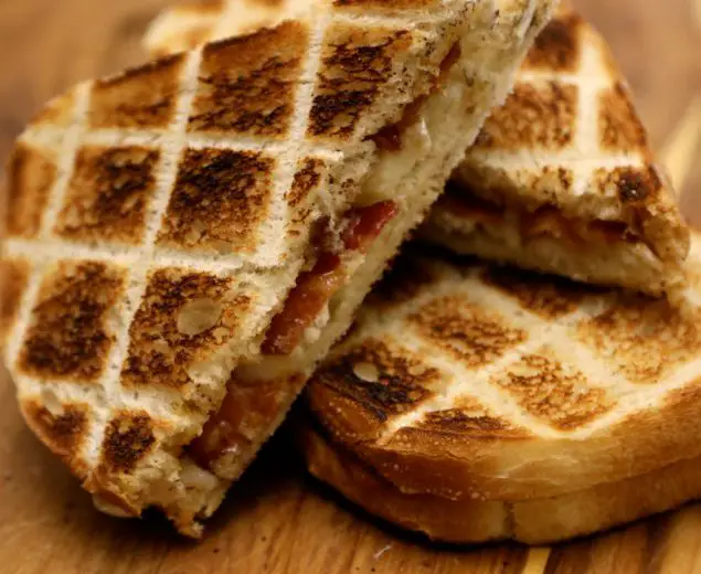 Nothing like a toasted Glamper’s Bacon Brie Apricot Toasted Sandwich for an easy and gratifying meal.