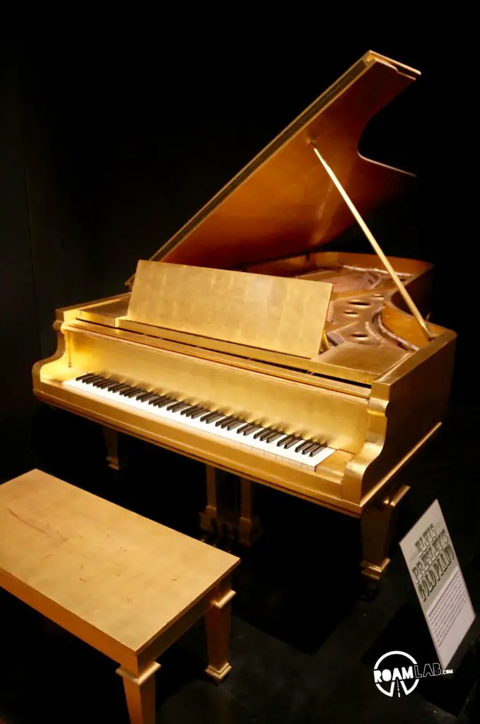 No trip to Nashville, Tennessee could be complete without visiting the Country Music Hall of Fame and Museum. Music city has seen the rise of many a cowboy hat wearing, guitar slinging, vocalist with dreams of bigger things. Those bigger things are now on display, from Elvis's golden piano to Tailor Swift's crystal guitar.