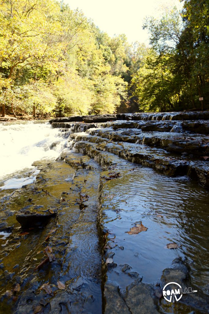 Burgess Falls State Park is everything you would expect of a park named after it's series of four, magnificent waterfalls. One trail will take you by each, successively more grand water feature, culminating at the base of the Burgess Falls.