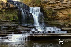 Cummins Falls State Park is located halfway between Nashville and Knoxville, Tennessee. That makes it the ideal getaway for both cities in wanting a some a hike, a waterfall, and an amazing water hole all in one place.
