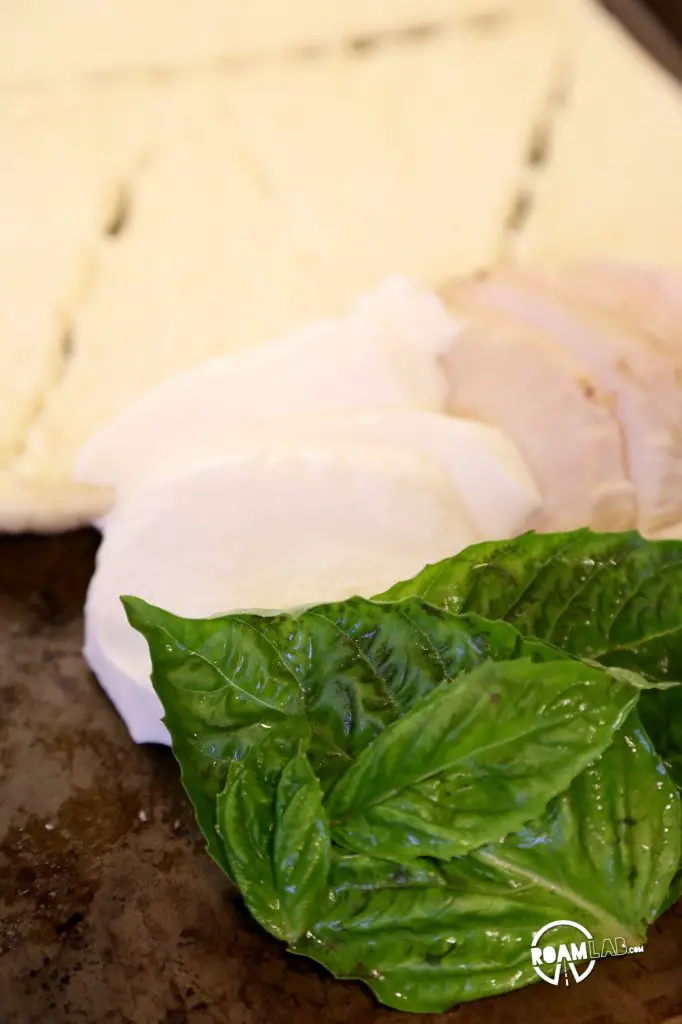 Sometimes I can't decide if I want breakfast or lunch. I find Chicken, Mozzarella, And Basil Crescents are a little bit of both.