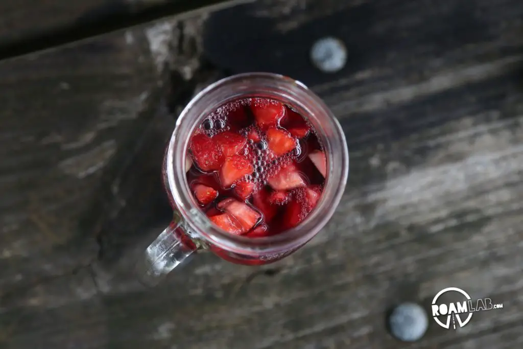 Camp-Punk Sangria is the cocktail recipe for those that would bend over backwards to buck tradition.  Even if that means mixing Mello Yellow with wine.
