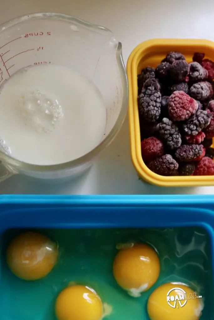 For mornings when we have time and a sweet tooth, we make some delicious Camper’s Berry French Toast Loaf