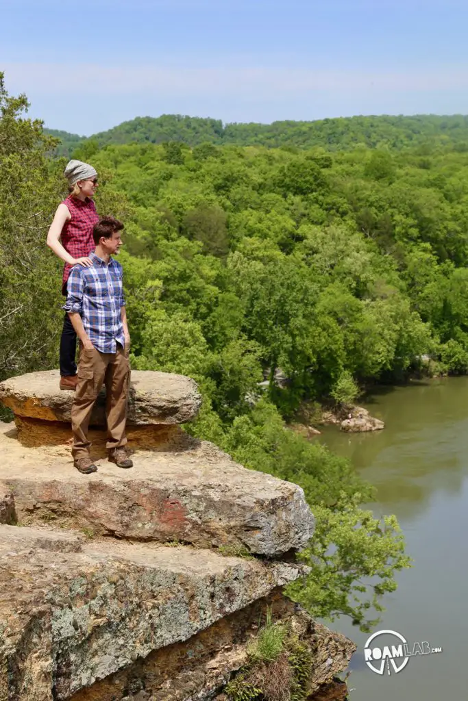 Harpeth River State Park is composed of an archipelago of public islands in a sea of private land. Hiking to the top of the Harpeth River Narrows reveals miles of emerald green farm land as far as the eye can see.