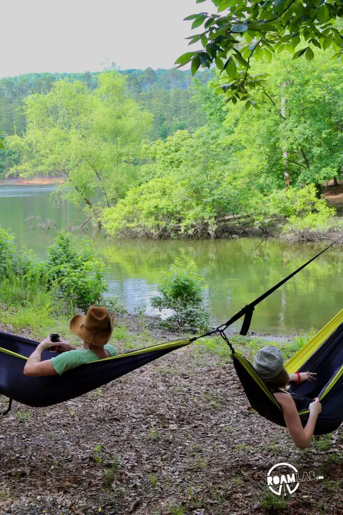 Views from Crystal Spring Campground in Ouachita National Forest