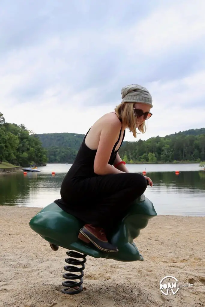 Views from Crystal Spring Campground in Ouachita National Forest