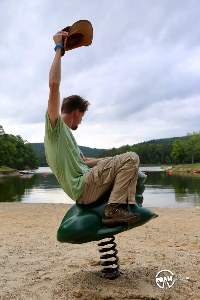 Views from Crystal Spring Campground in Ouachita National Forest