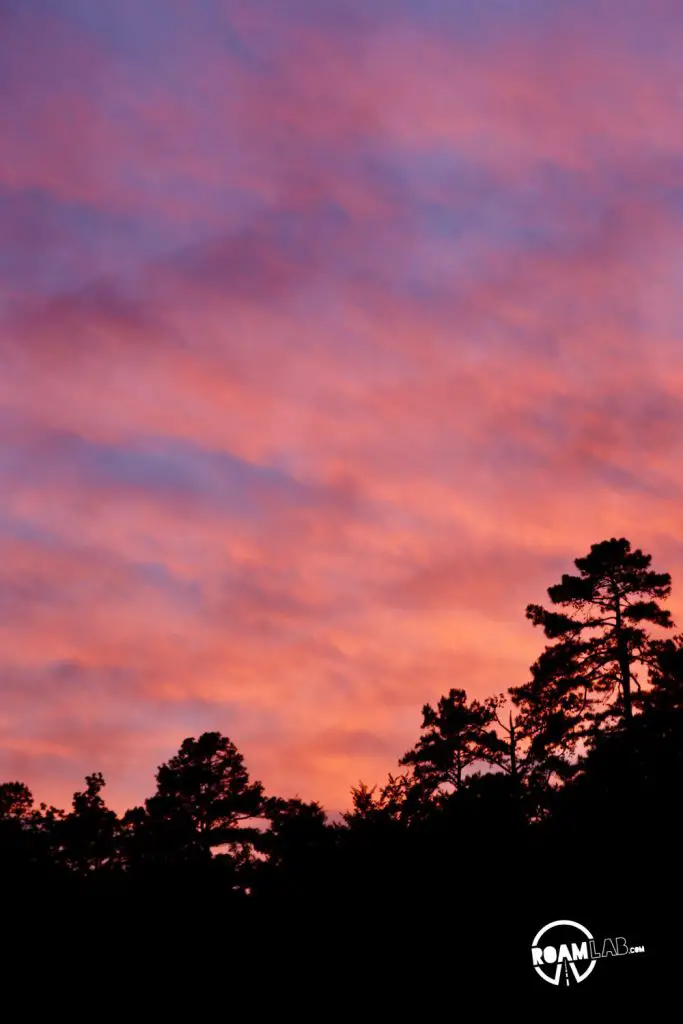 Views from Crystal Spring Campground in Ouachita National Forest