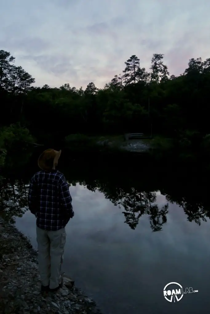 Views from Crystal Spring Campground in Ouachita National Forest