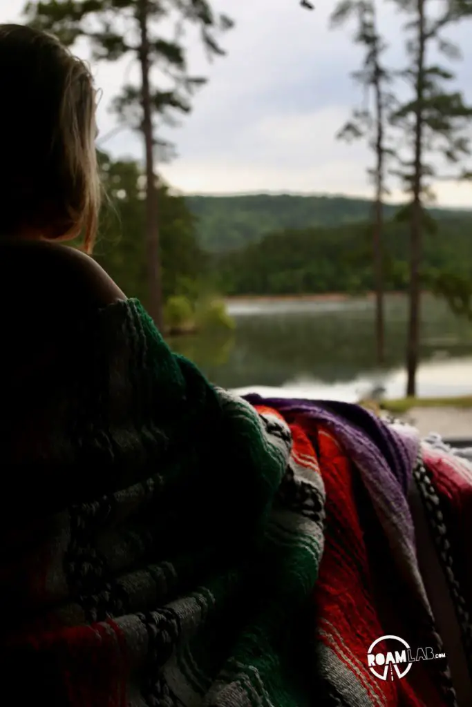 Views from Crystal Spring Campground in Ouachita National Forest
