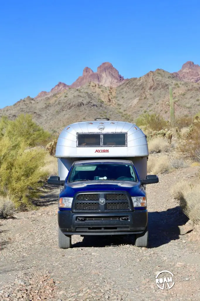 Exploring Kofa National Wildlife Refuge, Arizona in out Avion Ultra