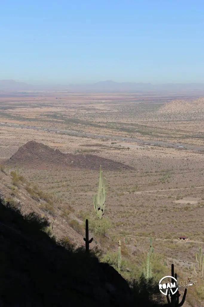 Gaining elevation as we hike through Our Campsite - Picacho Peak State Park, Arizona