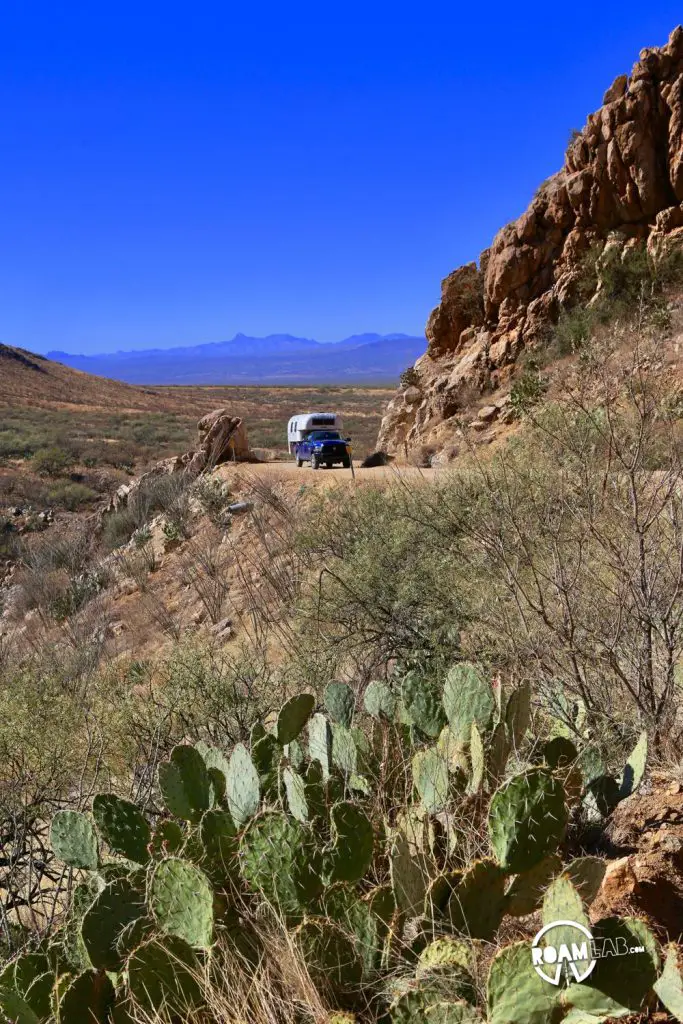 Winding our way to Coronado National Forest, Arizona