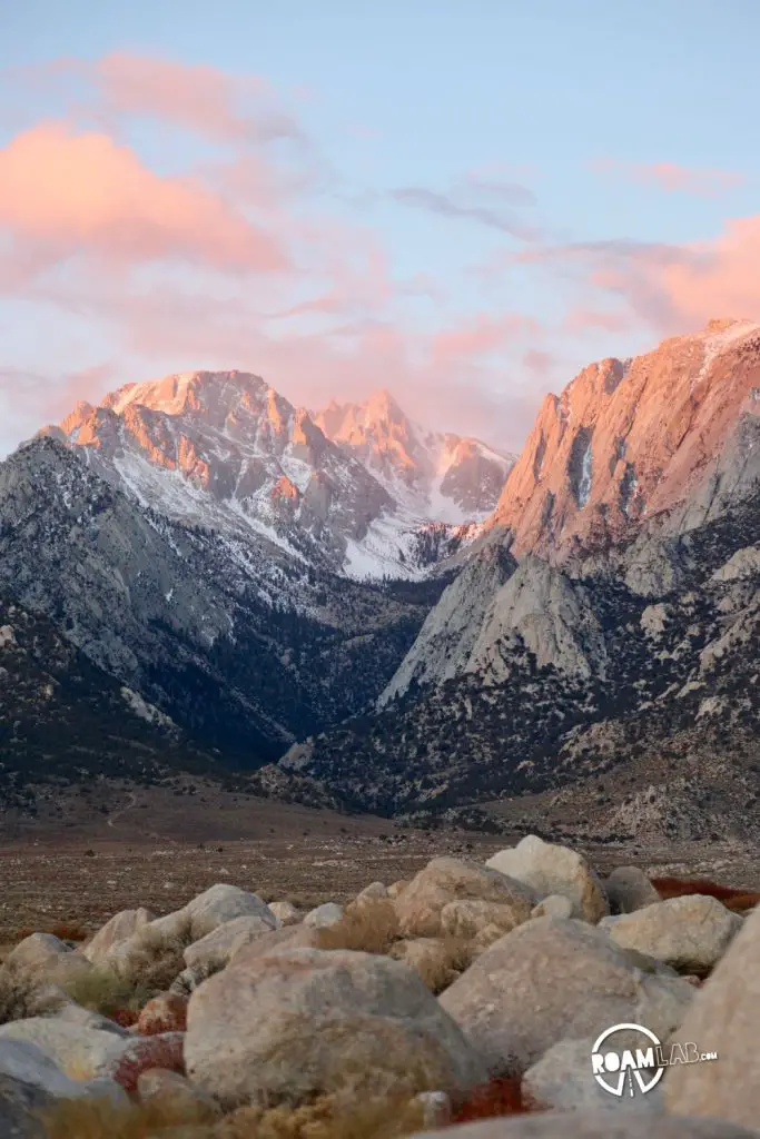 A Cotton Candy Sunrise, Overlanding On Movie Road, And Campfire Cooking In The Alabama Hills - Lone Pine, California