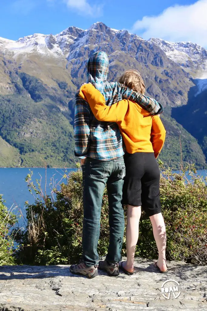 From Te Anau, we launch on the 4 hour drive to Queenstown. It was hard to get there in a reasonable amount of time, however, with such brilliant vistas.