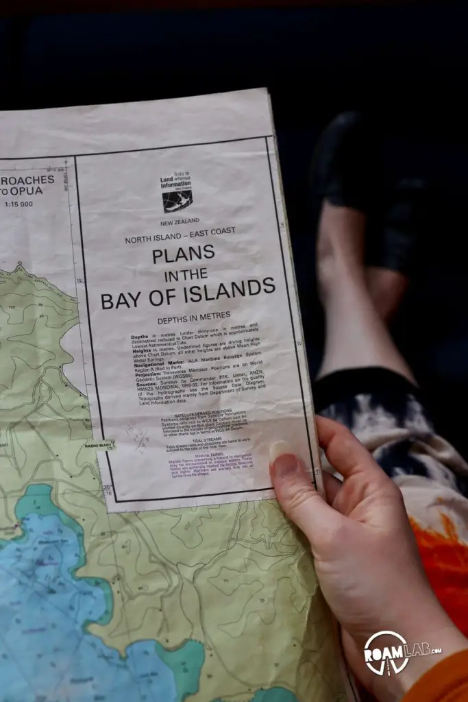 We pick up our sail boat to explore the Bay of Islands on the North Island of New Zealand. Our first stop: Motuarohia Island.