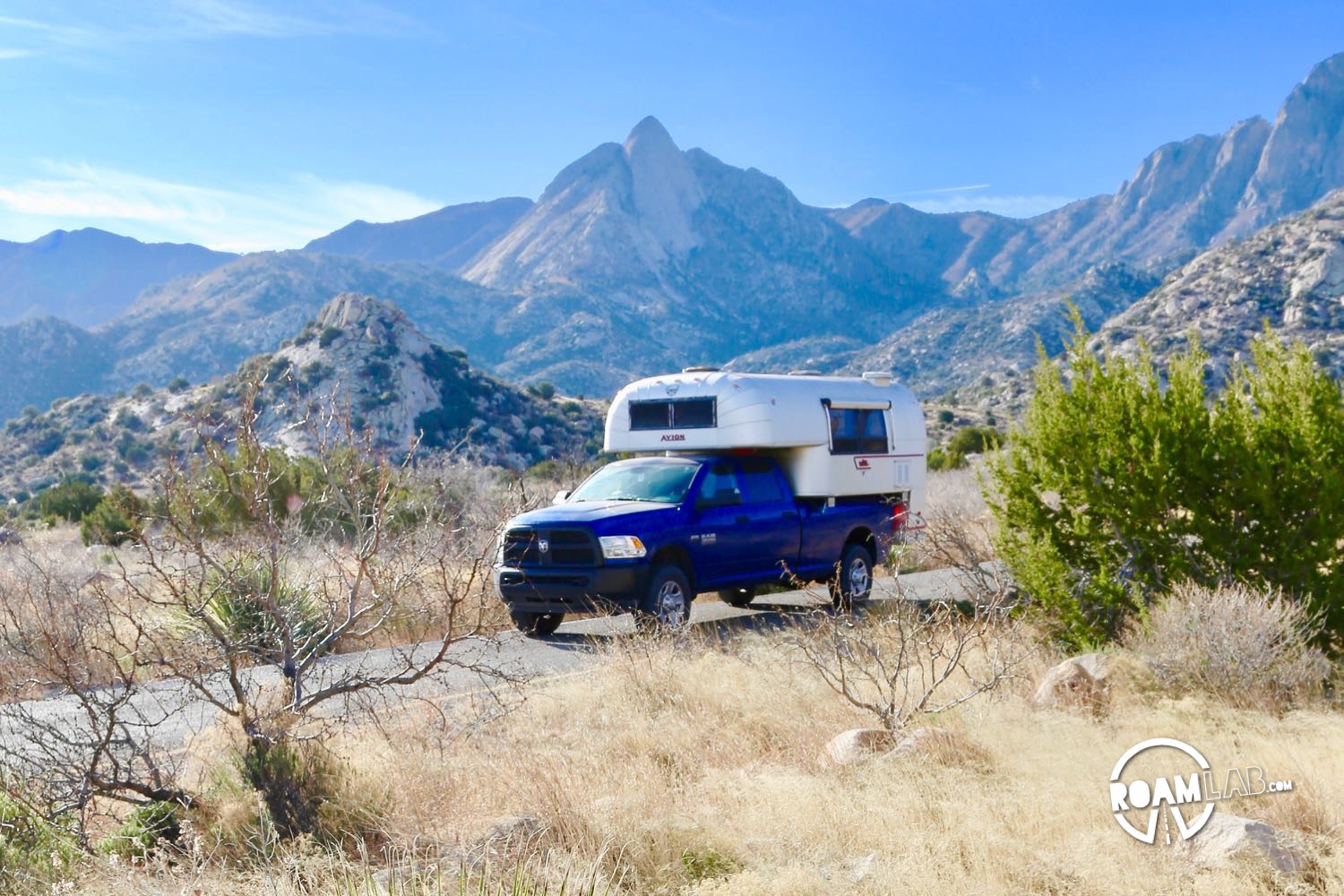 Leaving Aguirre Spring Campground