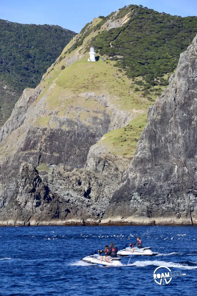 Back around Cape Brett and Motu Kōkako to hike Moturua Island and anchor in Paradise Bay, Urupukapuka Island in the Bay of Islands, New Zealand.