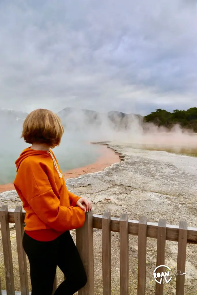 After a sleepless flight, we arrive in New Zealand to picnic along the ‎⁨Ngongotaha Lakefront Reserve, check into to Rotorua, and explore Waiotapu⁩.
