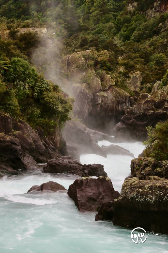 A day exploring the Aratiatia Rapids Dam, hiking Craters of the Moon, and an evening of hot tubbing in the geothermal springs of Taupo, New Zealand.