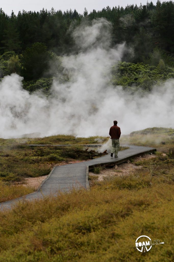 A day exploring the Aratiatia Rapids Dam, hiking Craters of the Moon, and an evening of hot tubbing in the geothermal springs of Taupo, New Zealand.