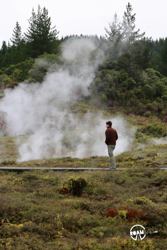 A day exploring the Aratiatia Rapids Dam, hiking Craters of the Moon, and an evening of hot tubbing in the geothermal springs of Taupo, New Zealand.