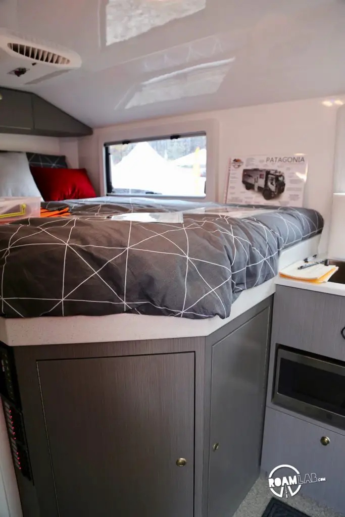 Interior of the Global Expedition Vehicles rig at the Overland Expo East 2018