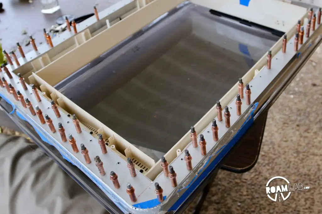 Installing a roof hatch into an Avion truck camper may be more complicated than expected but it's totally worth it!