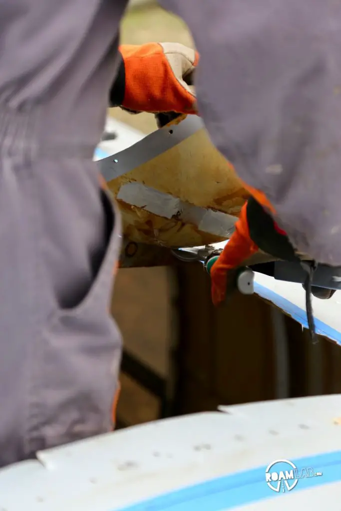 Installing a roof hatch into an Avion truck camper may be more complicated than expected but it's totally worth it!